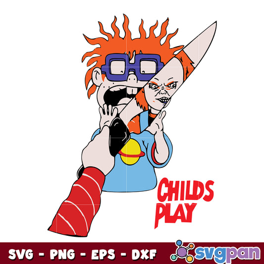 Chucky Scary Killer Halloween svg