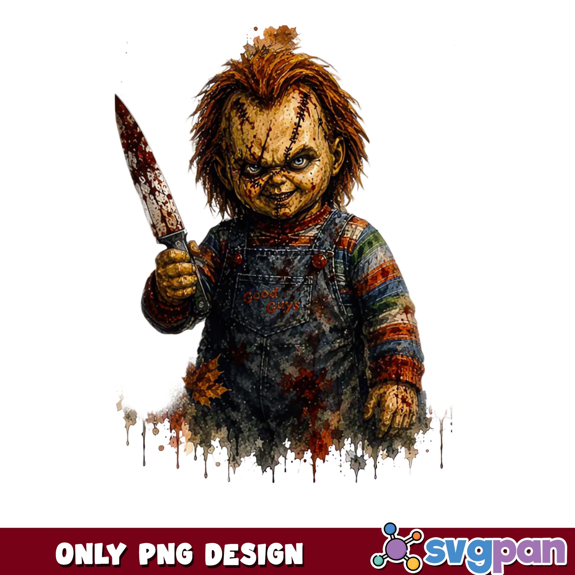 Chucky Good Guys Doll PNG, Horror Halloween PNG, Killer Doll PNG