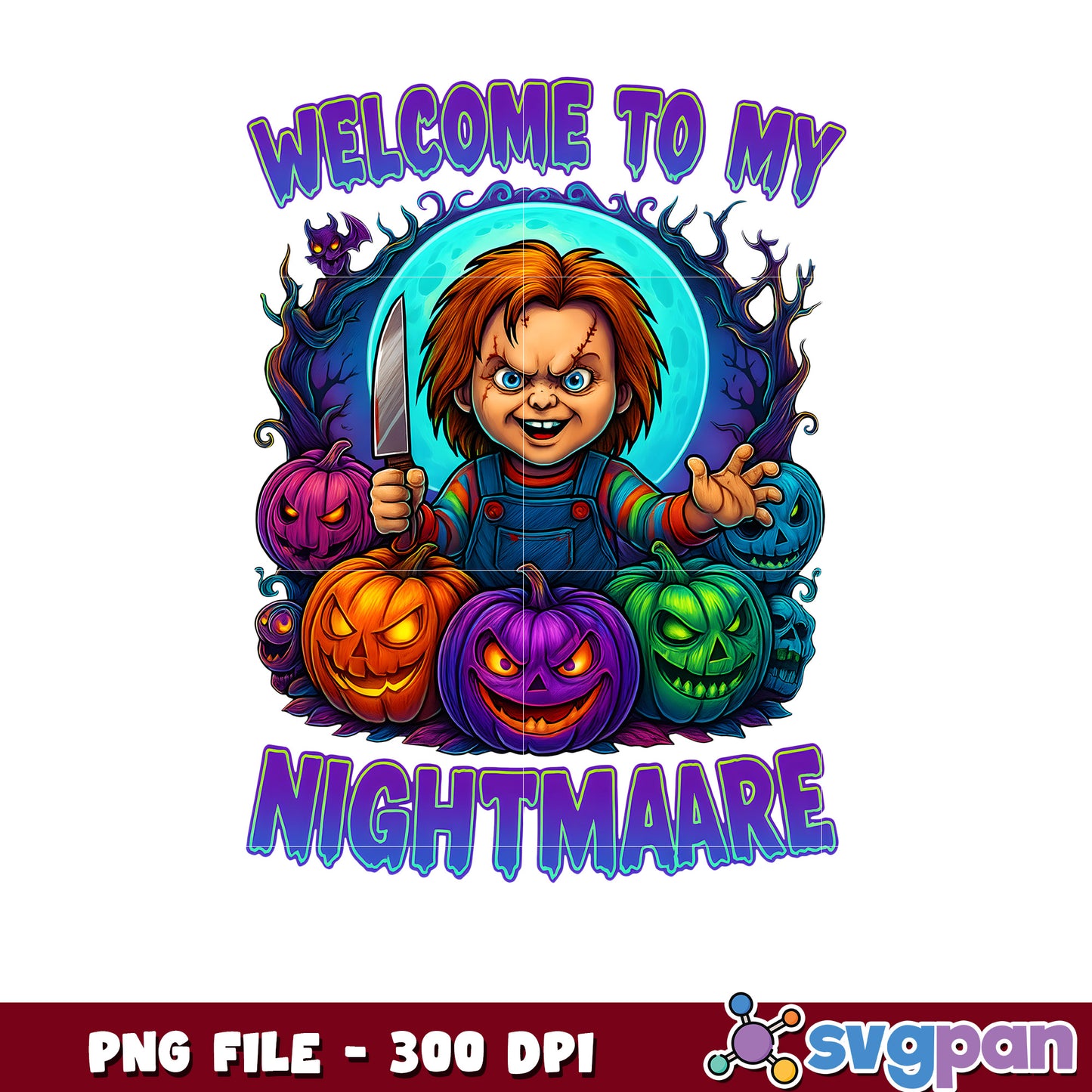 Chucky nightmare png