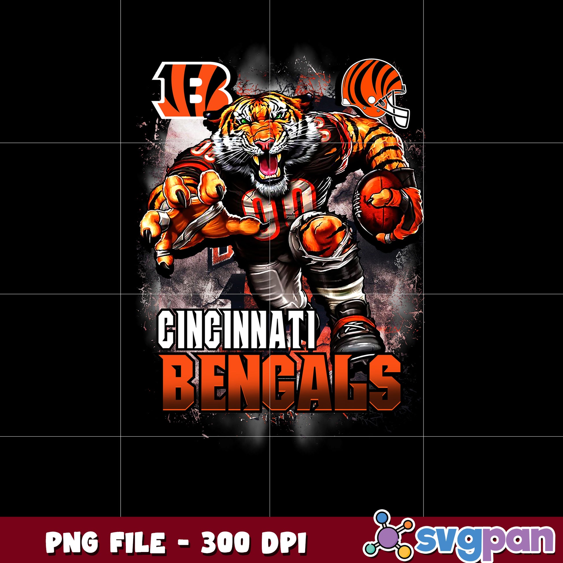 Cincinnat bengals logo helmet and mascot png, super bowl png, american football png