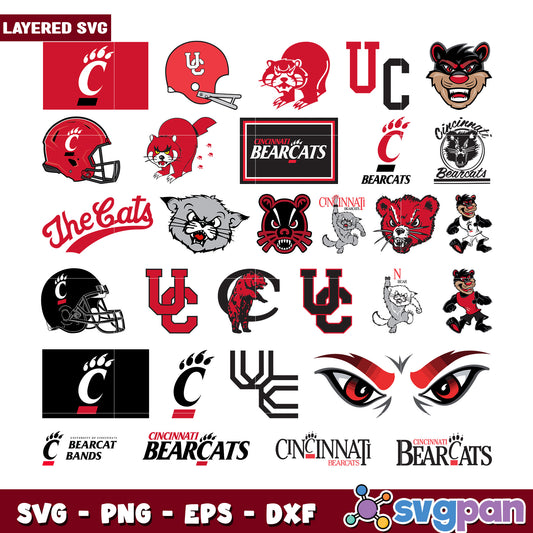 Cincinnati Bearcats SVG Bundle
