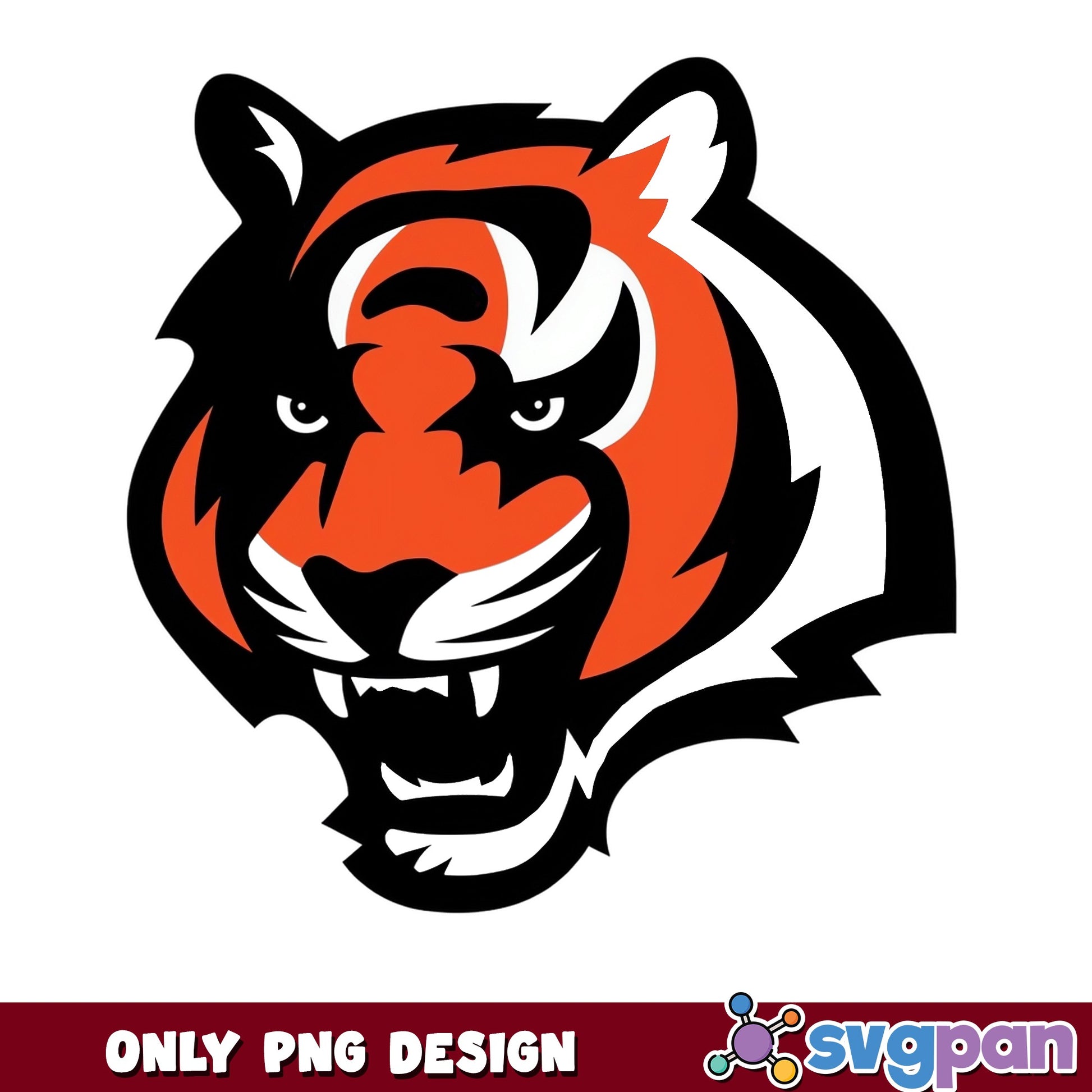 Cincinnati Bengals PNG, NFL Football Team Logo, Tigers PNG