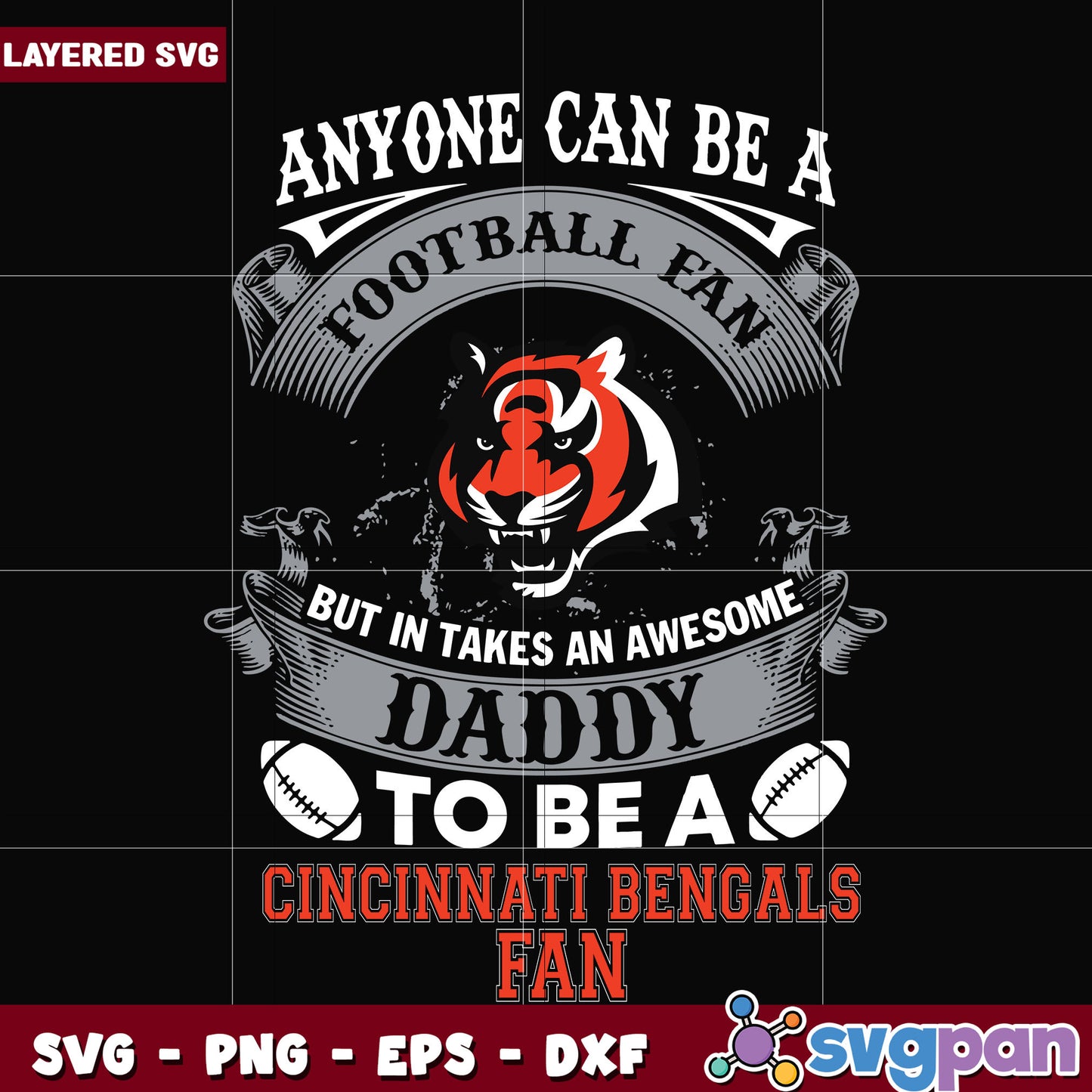 Cincinnati bengals fan quotes svg, nfl games svg, nfl league svg