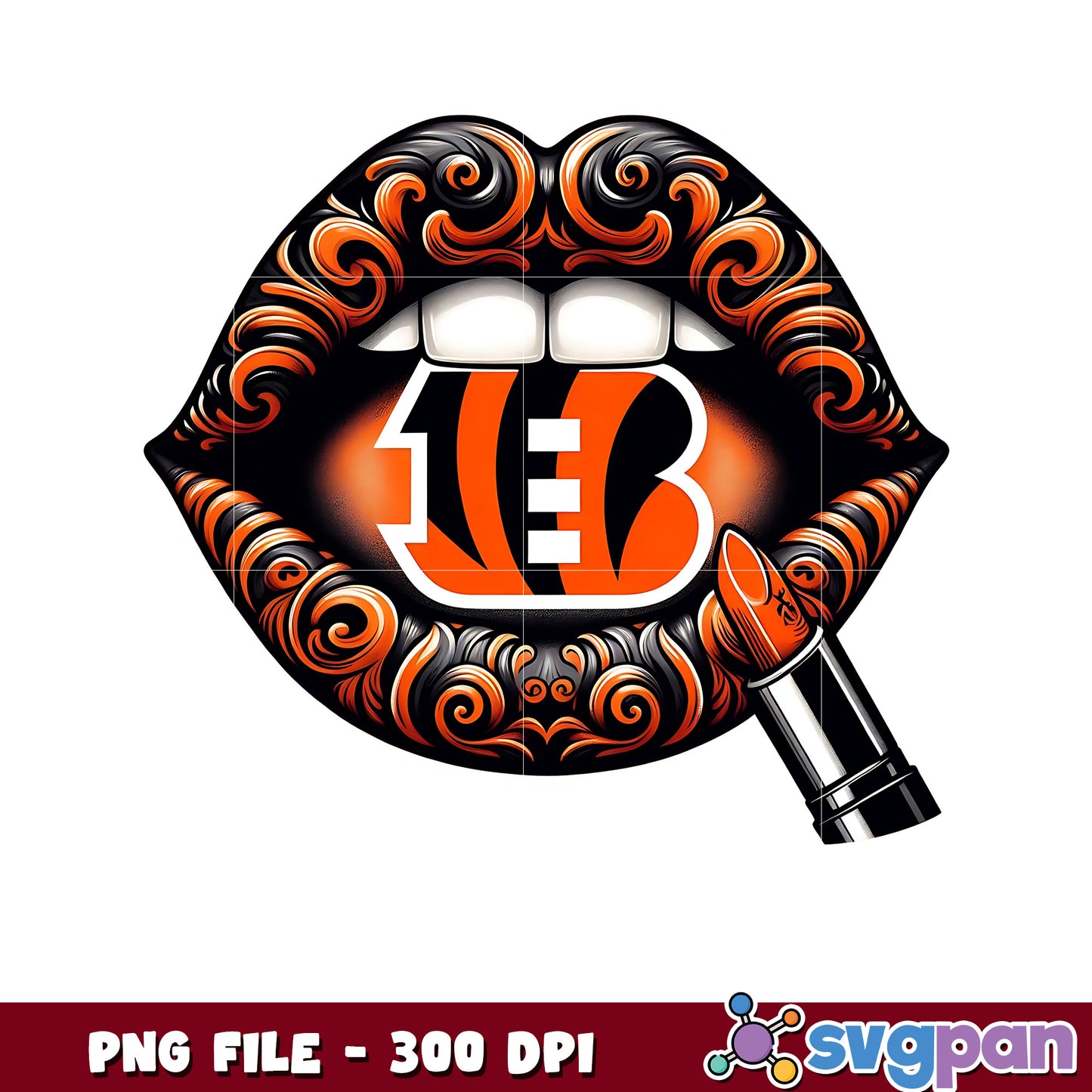 Cincinnati bengals lips png, nfl players png, nfl playoffs png