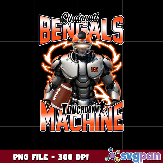 Cincinnati bengals touchdown machine png, super bowl 2025 png, nfl games today png