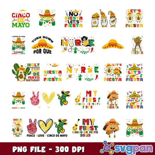 Cinco De Mayo Bundle PNG Designs