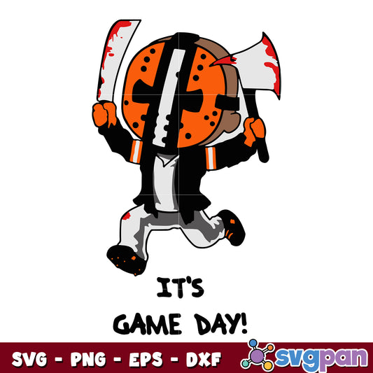 Cleveland Football It’s Game Day Halloween svg