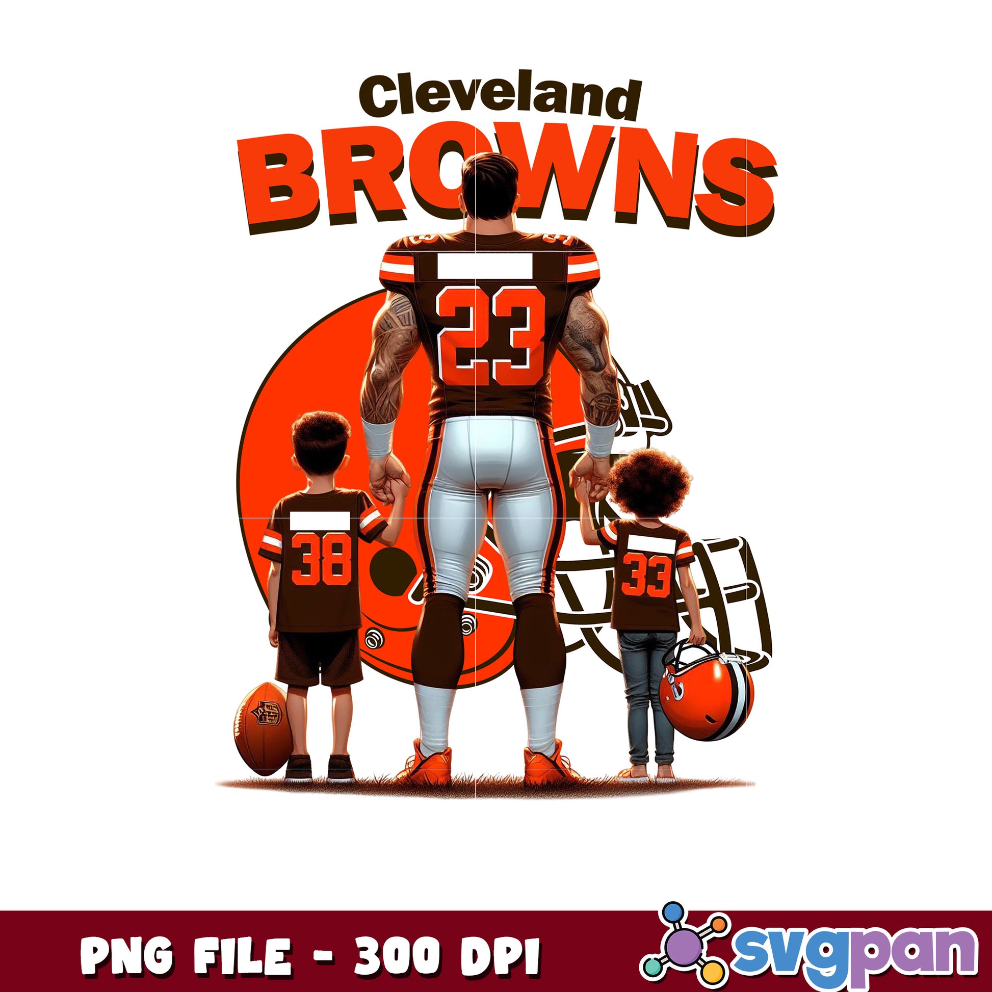 Cleveland browns best dad ever design png, nfl browns, rugby american png