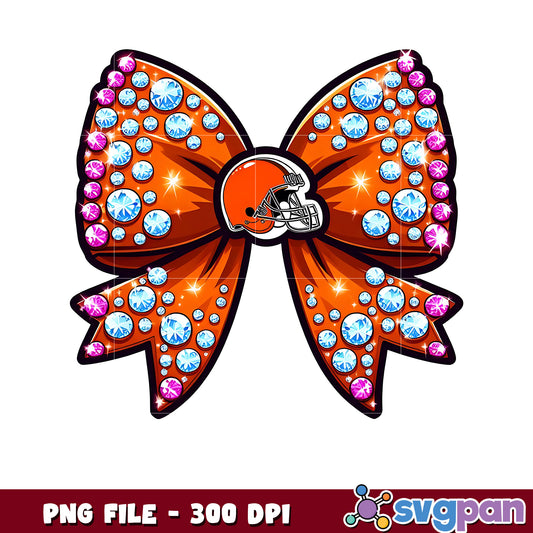 Cleveland browns bowtie png, super bowl png, national football league png