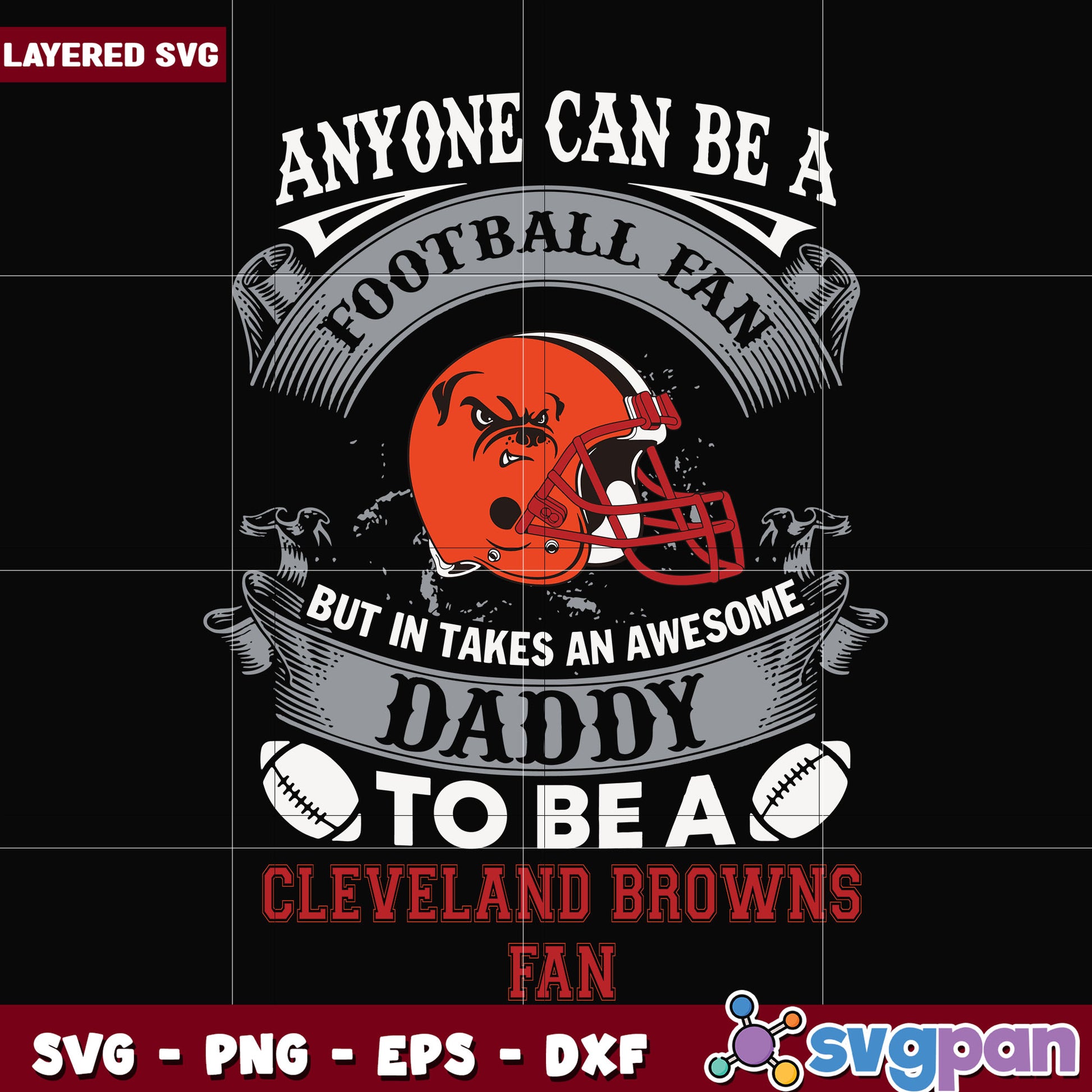 Cleveland browns fan quotes svg, nfl games svg, nfl league svg