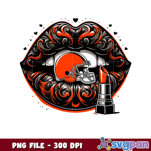 Cleveland browns lips png, nfl players png, nfl playoffs png