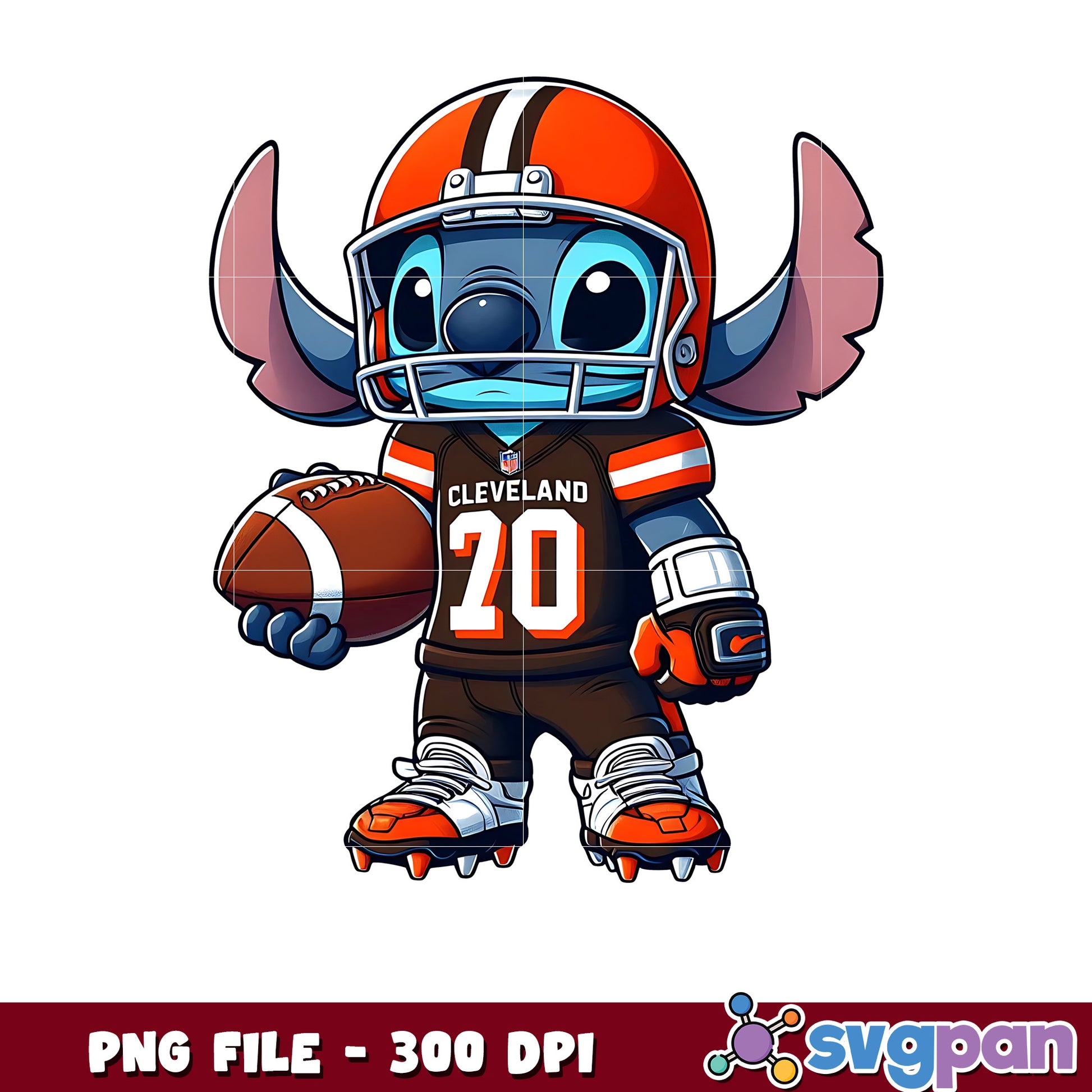 Cleveland browns png, nfl rankings png, stitch png