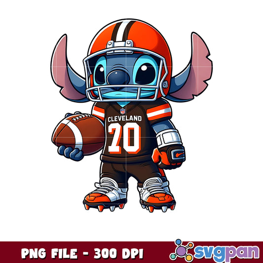 Cleveland browns png, nfl rankings png, stitch png