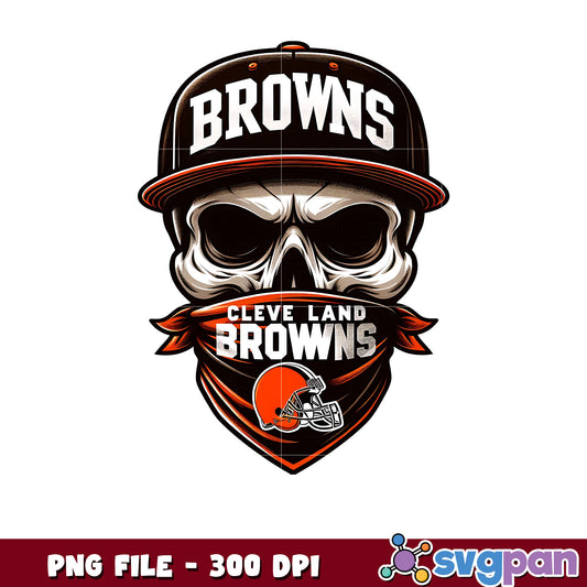 Cleveland browns skull png, amrican football games​ png, nfl schedule​ png