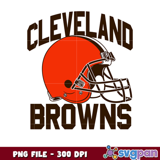 Cleveland browns team logo design png, nfl png, american football championship png