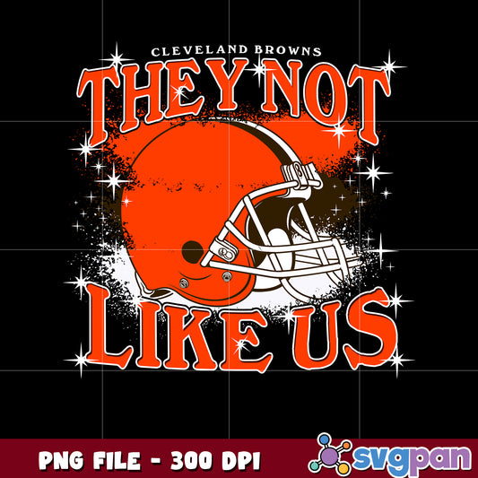 Cleveland browns team logo they not like us png, nfl browns png, nfl games png