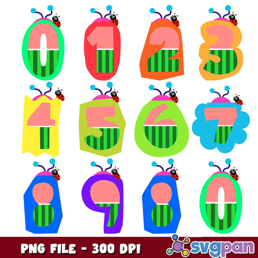 Cocomelon candles png bundle