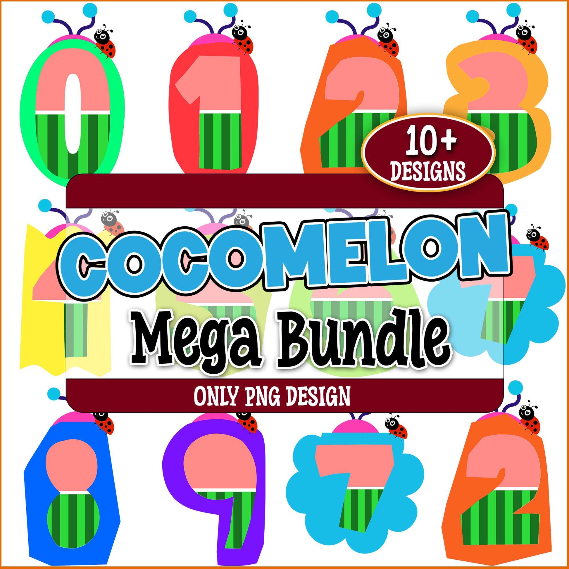 Cocomelon candle png bundle