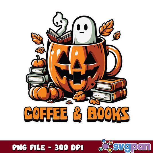 Coffee and books png, halloween candy png, halloween quotes png