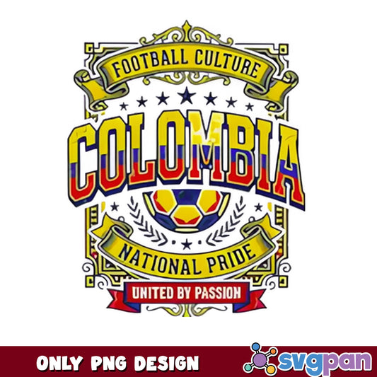 Colombia Football Culture National Pride PNG, Soccer PNG, Colombia Flag PNG