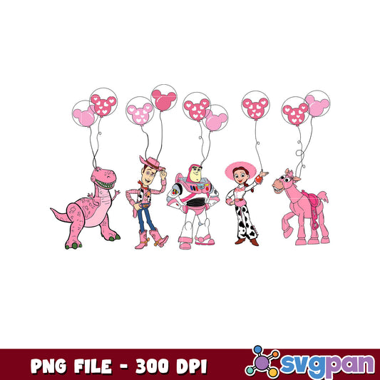 Colorful Character PNG Bundle, Ideal for Kids’ Parties