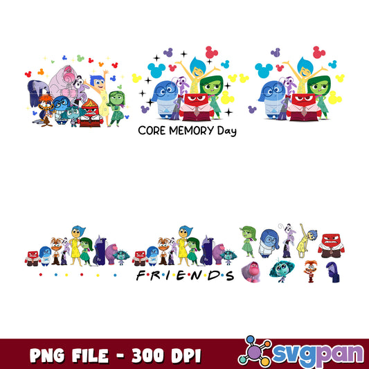 Colorful Emotions Bundle PNG for Core Memory Day