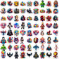 Colorful heroes png bundle, super hero movies png, super hero costumes png