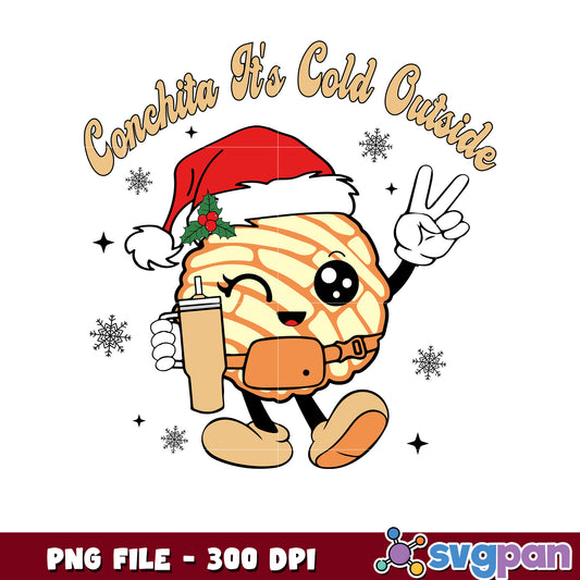 Conchita it's cold cutside png, christmas movies​ png, christmas vacation​ png