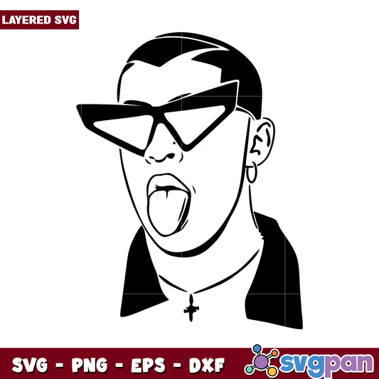 Cool Sunglasses SVG Design for Creative Projects, High-Quality Vector Art