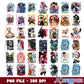 Cool design anime png bundle