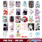 Cool design anime png bundle, anime t shirts png, t shirt with anime png