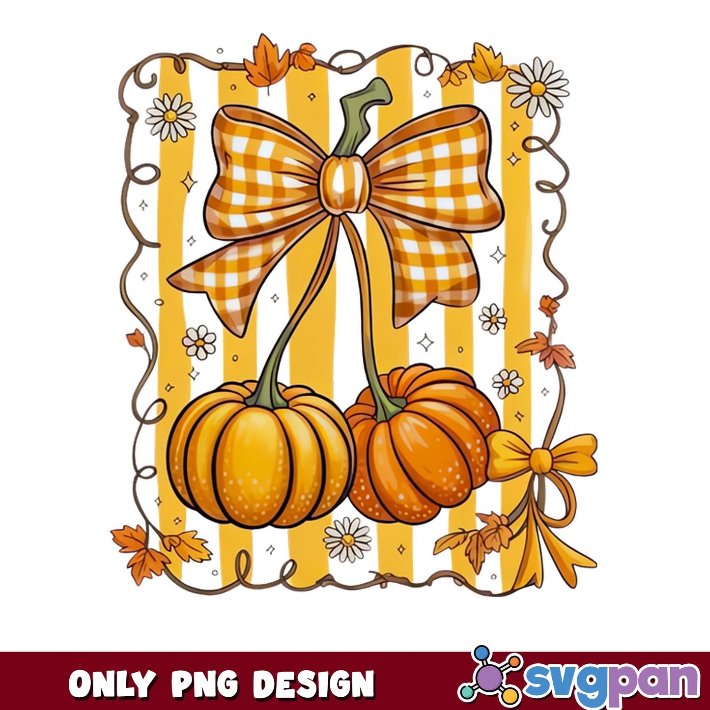 Coquette Pumpkin Bow PNG, Fall Autumn PNG, Thanksgiving PNG