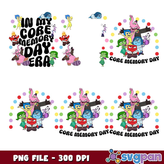 Core memory day png bundle
