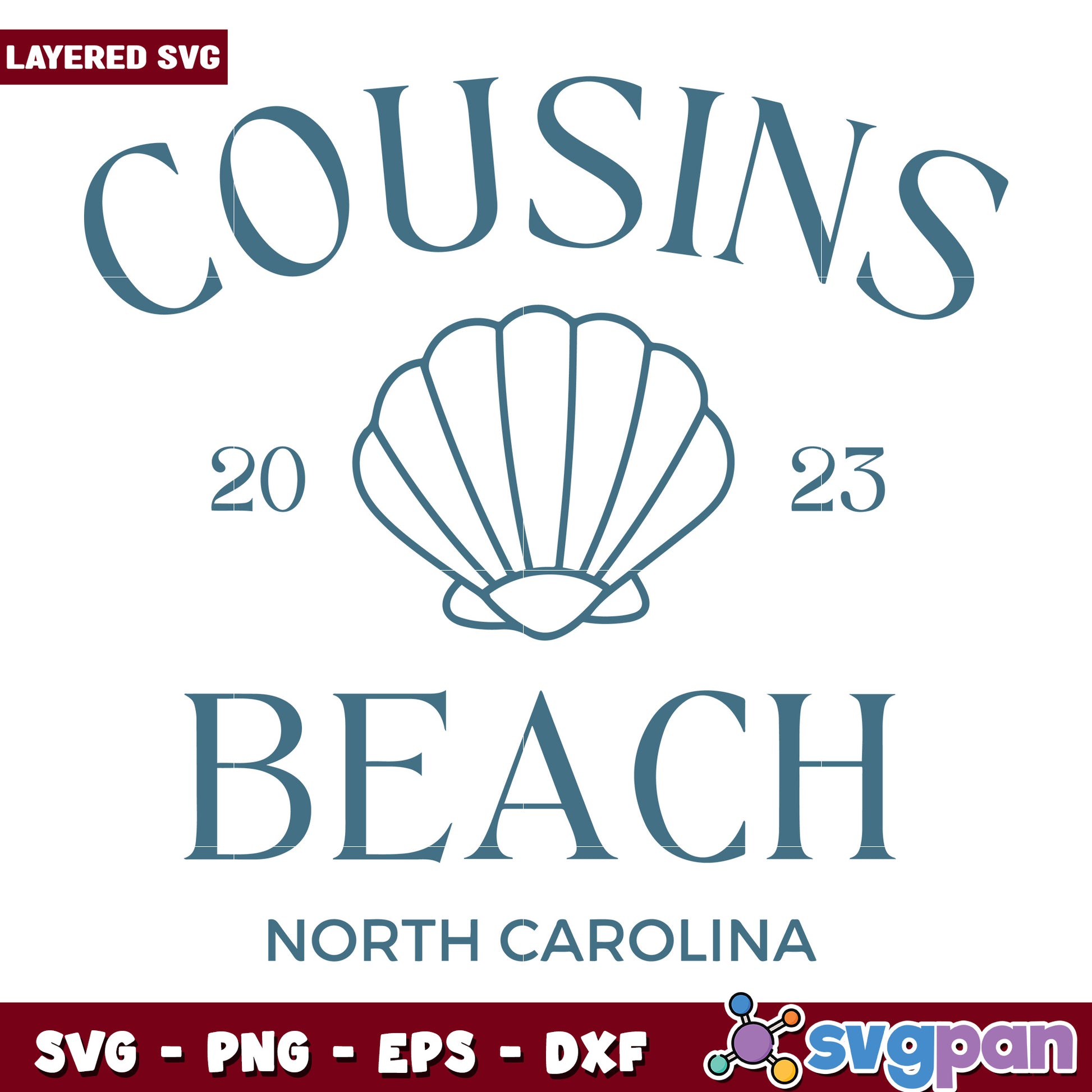 Cousins beach logo svg