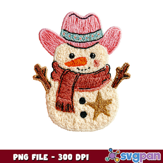 Cowbo snowman png, spirit christmas​ png, christmas cards​ png