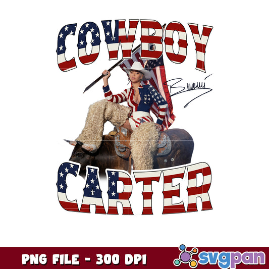 Cowboy carter beyoncé black signature png, country style png, music album png