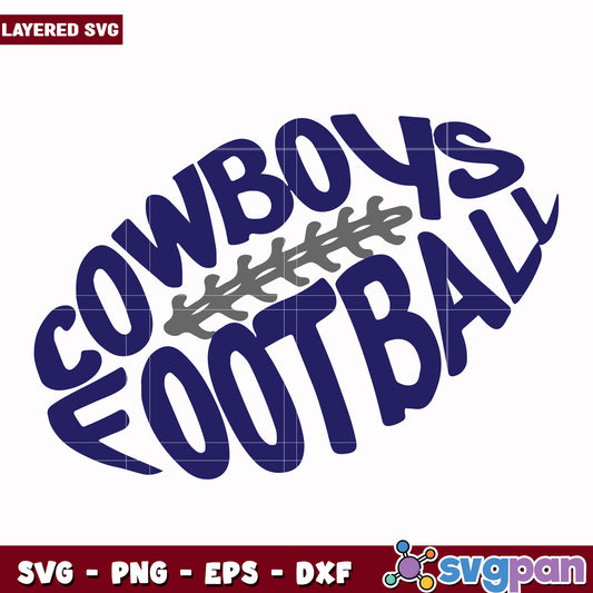 Cowboys football svg, nfl games today svg, american football league svg