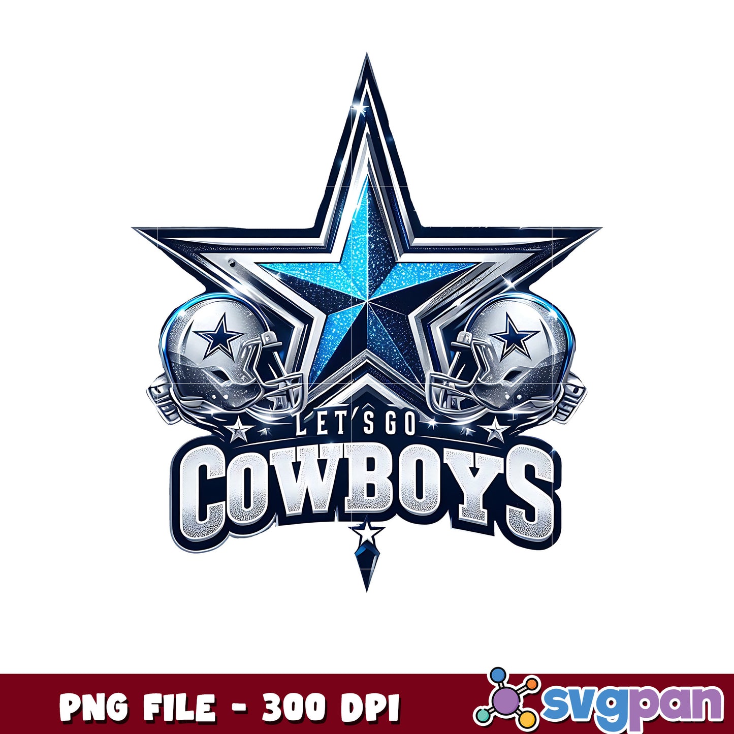 Cowboys let's go png, nfl teams png, national football league png