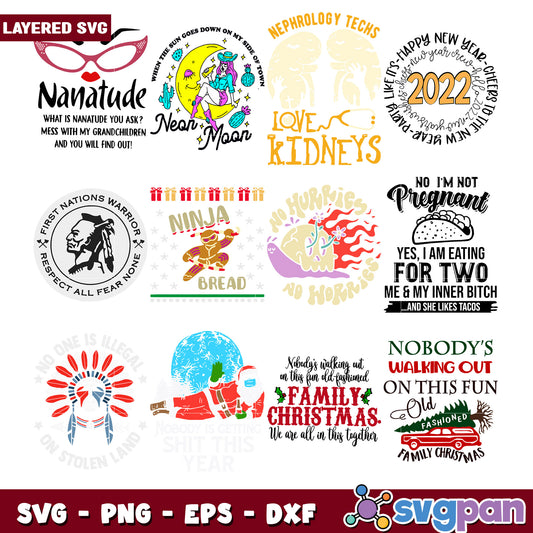 Creative Bundle of Fun and Unique SVG Designs