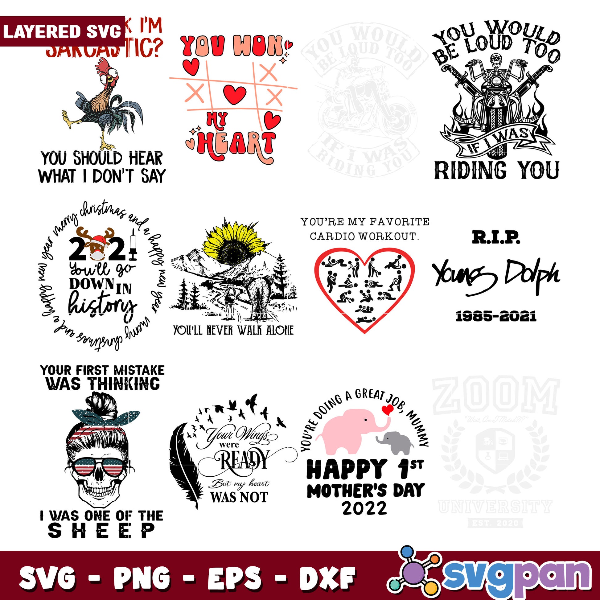 Creative Layered SVG Bundle for Fun Designs 2023