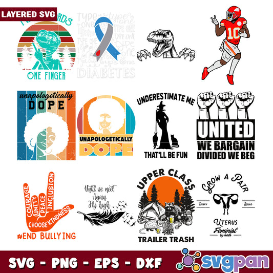 Creative SVG Bundle for Fun and Inspirational Designs
