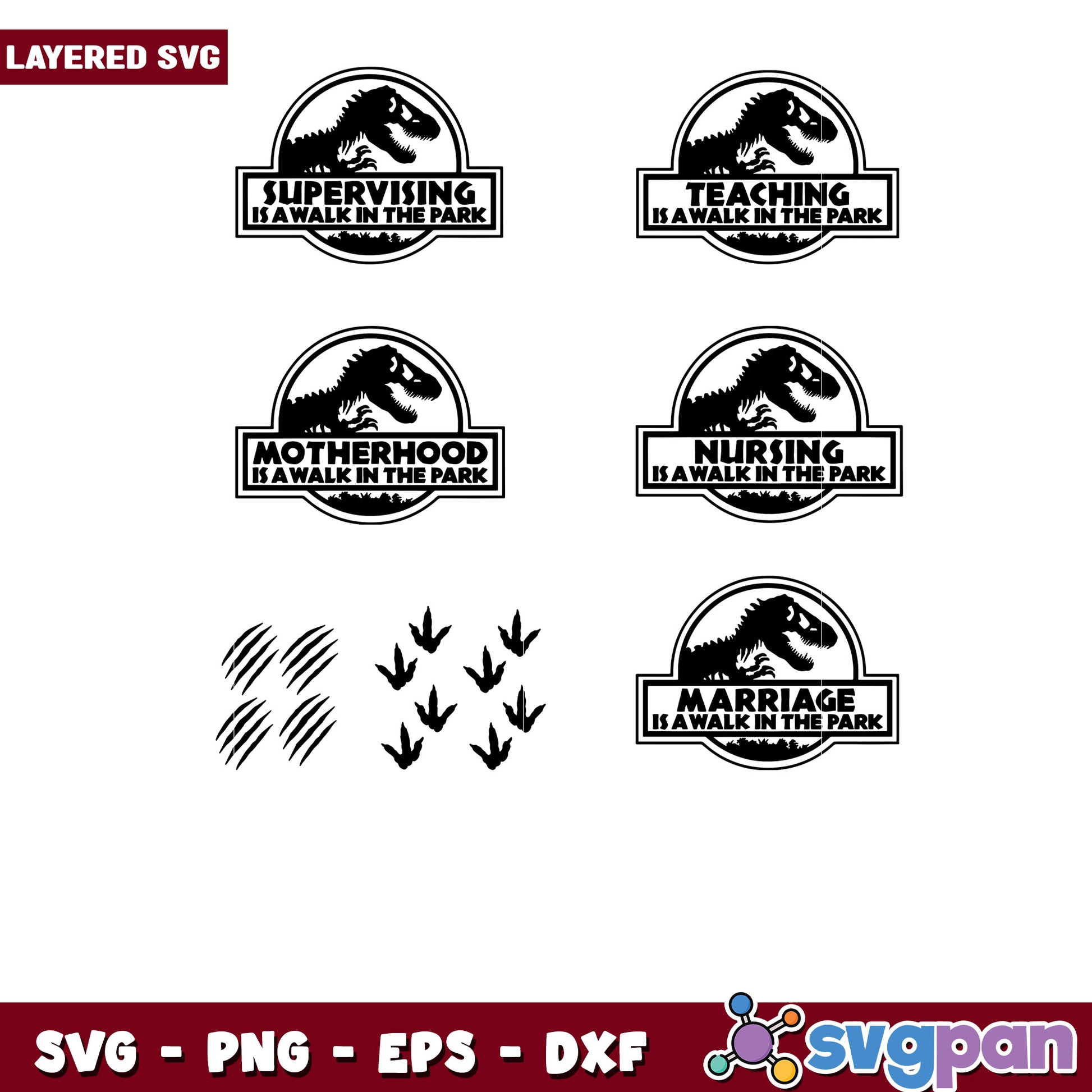 Creative SVG Bundle for Walk in the Park Designs