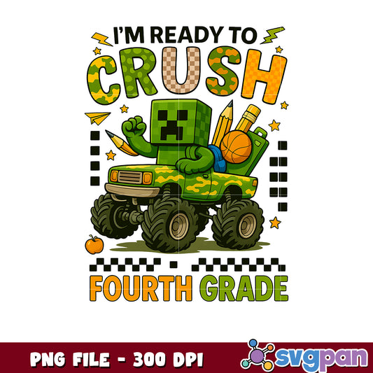 Creeper crush fourth grade png