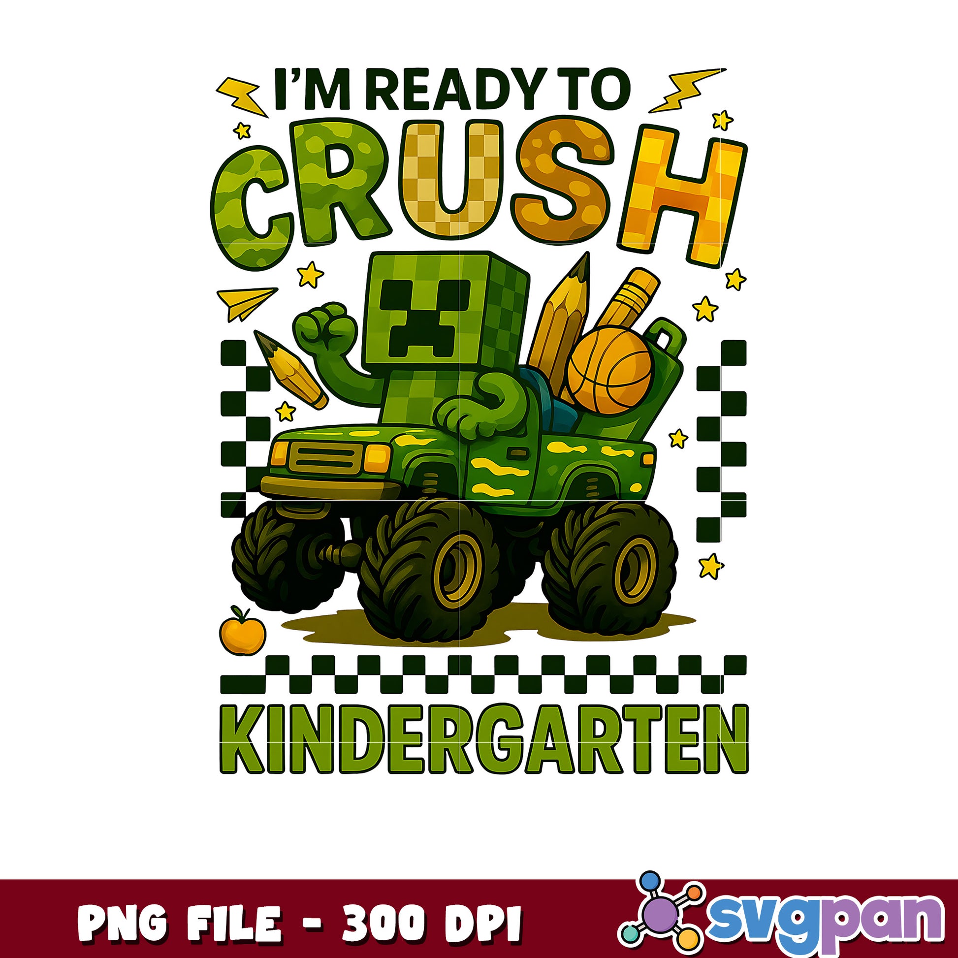 Creeper crush kindergarten png