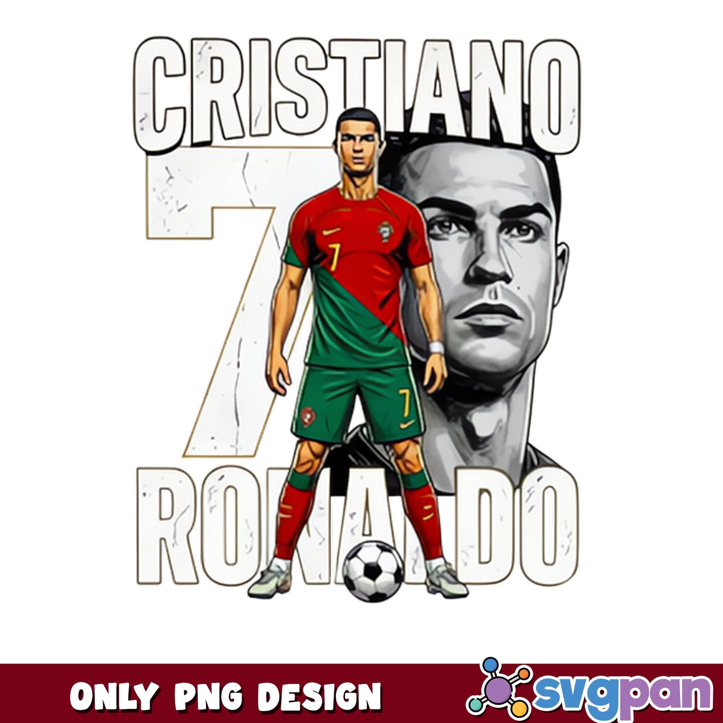 Cristiano Ronaldo 7 Soccer PNG, Football Player PNG, CR7 PNG
