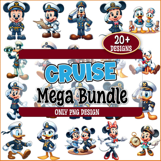 Cruise mickey mouse png bundle