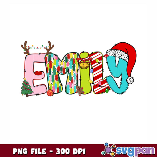 Custom Name christmas png, christmas cookies png, christmas movies png