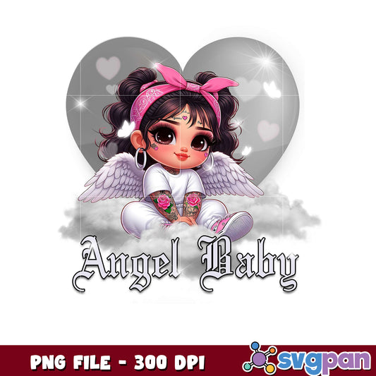 Cute Angel Baby Illustration, Perfect for Various Crafts