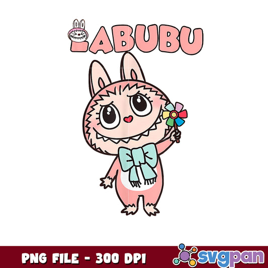 Cute Animated Rabbit Character PNG File Downloadable Art
