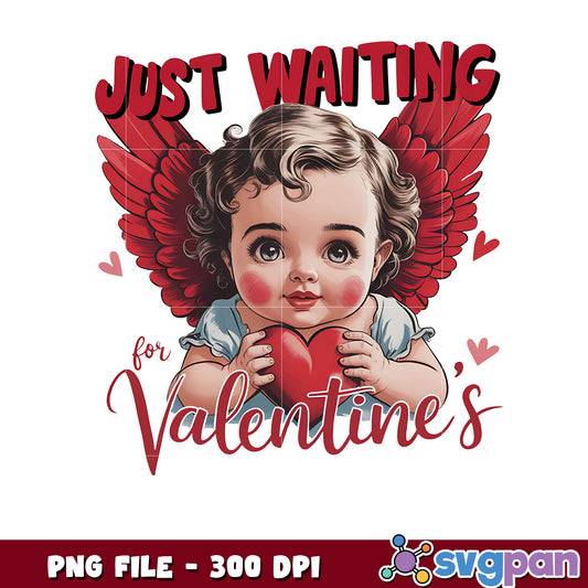 Cute Baby with Heart, Perfect for Valentine's Day Design